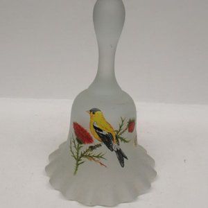 Westmoreland Elegant Glass Crystal Mist ORIOLE 6 Inch High Bell, Original Label
